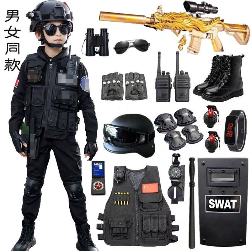 男の子女の子トイガンセット装備長袖フルセットベビー服子供アウトドア 5,159円