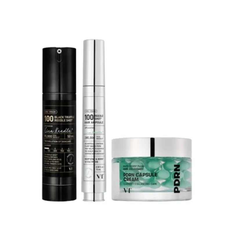[25SS/New]ブラックトリュフ リドルショット 100 50ml+PDRN カプセルクリーム 100 50ml+PDRN リドルショット ヘアアンプル 100dL 15ml
