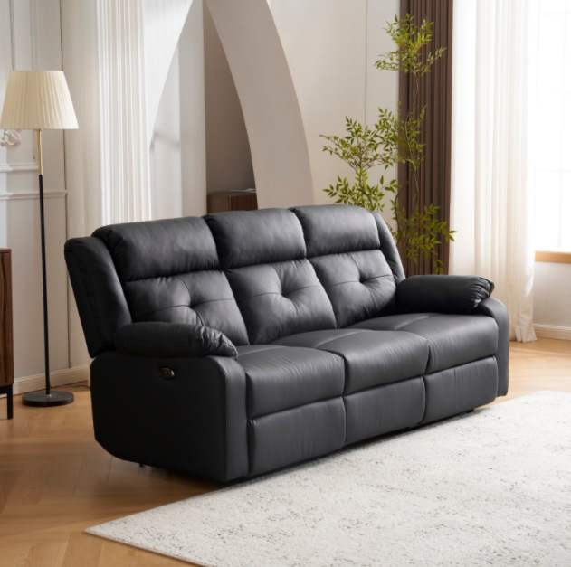 リクライニングチェア リクライニングソファ 3人掛け 電動 リクライニング 左右独立調節 オットマン一体型 パーソナルチェアー 電動ソファ 耐圧分散 リクライニングチェア 一人暮らし 三人掛け