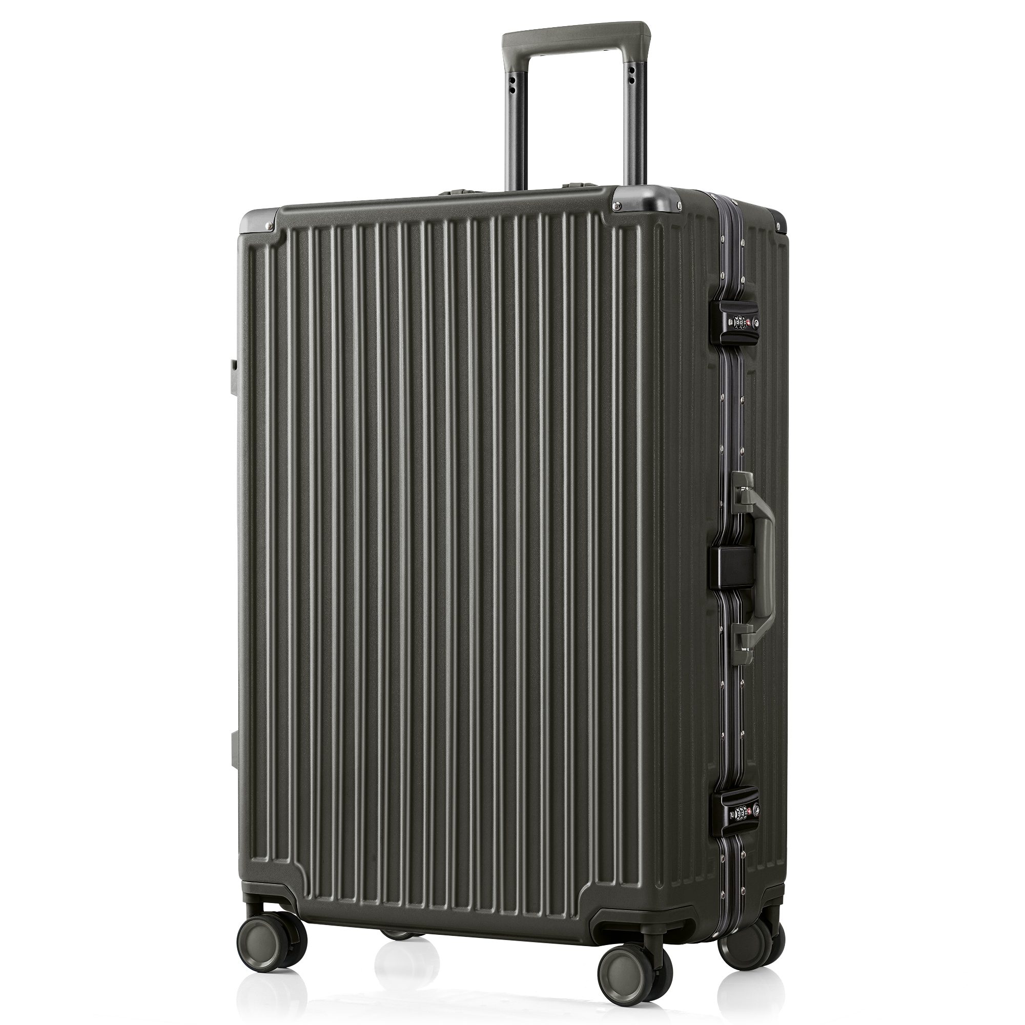 【国内発送】769スーツケース Lサイズ キャリーケース キャリーバッグ TSAロック フック式底足 防水ポケット 軽量 おしゃれ フレームタイプ ダイヤル式 L サイズ 静音 8～14日 大型 su