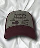 BURGUNDY/GRAY