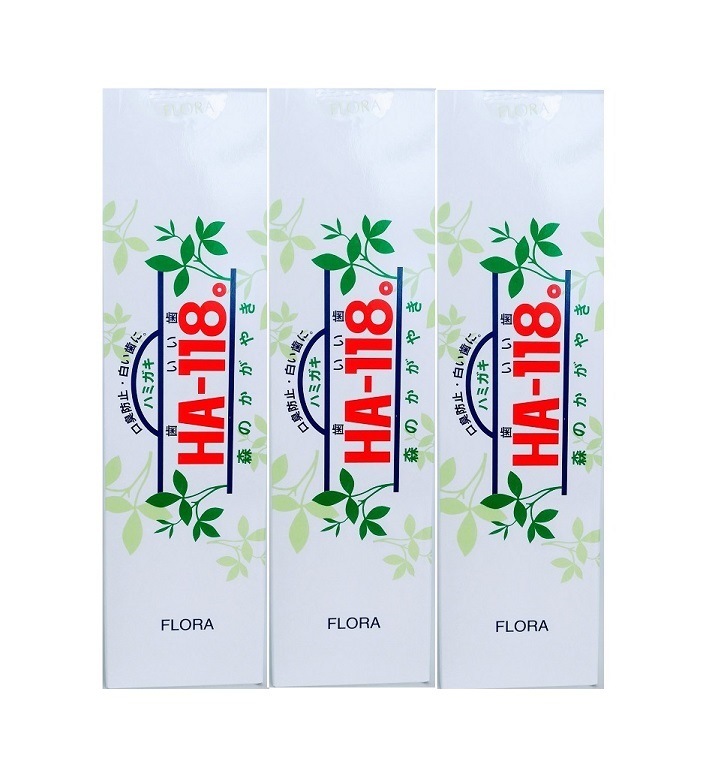 HA-118 　歯磨き粉　140g　 3個　歯みがき粉　フローラ Flora