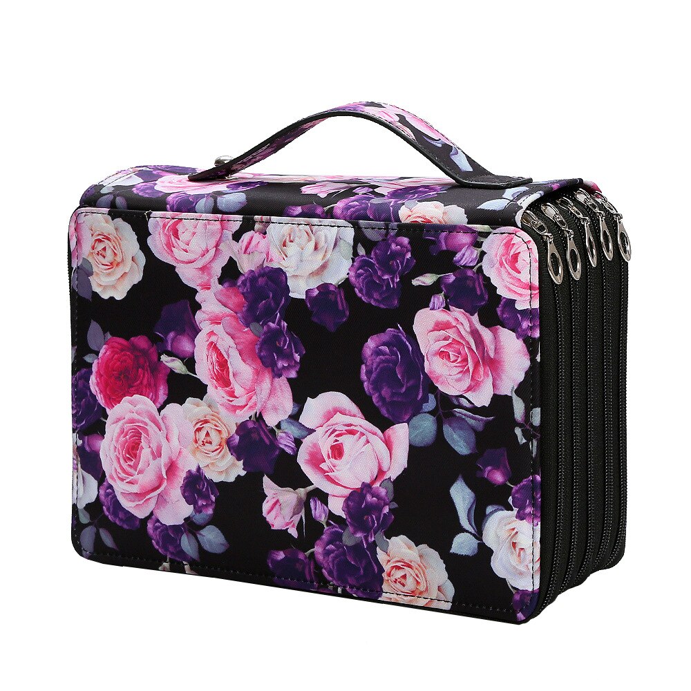 Kawaii-男の子と女の子のための描画ケース,ペンバッグ,大容量,文房具オーガナイザー,事務用品,