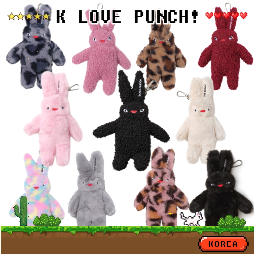 Baby Tokiyom Keychain (13color) / ウサギのバッグチャーム キーホルダー