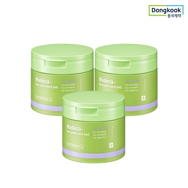センテリアン24 マデカ リアルグリーン フォア 毛穴パッド 60枚 3本 い草 エッセンス 鎮静 クリーニング タイトニング ブライトニング 6,740円