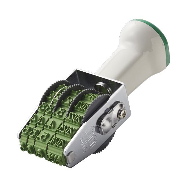 （まとめ）サンビー テクノタッチ回転印 本西暦日付 4号 ゴシック体 TK-CR04 1個 (×3セット)