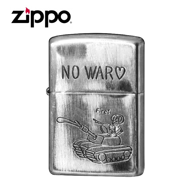【即納】 正規品 ZIPPO ジッポー オイルライター ユーズドフィニッシュ 2UDS-NOWAR レギュラー シルバー メール便発送
