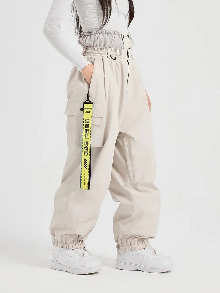 出荷が迅速であるスノーボードウェア パンツ レディース メンズ 防水15000mm スキーウェア 単品 カーゴパンツ ズボン ロングパンツ 韓国風 男女兼用 スノボウェア スノーウェア 防水 防寒防ス