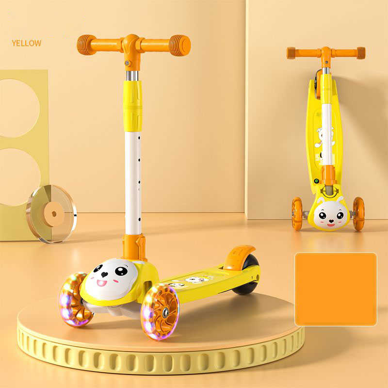 キックボード キックスクーター 子供用 キックスケーター 3輪 キッズ 光るタイヤ LEDホイール 折りたたみ 誕生日 プレゼント 5,231円