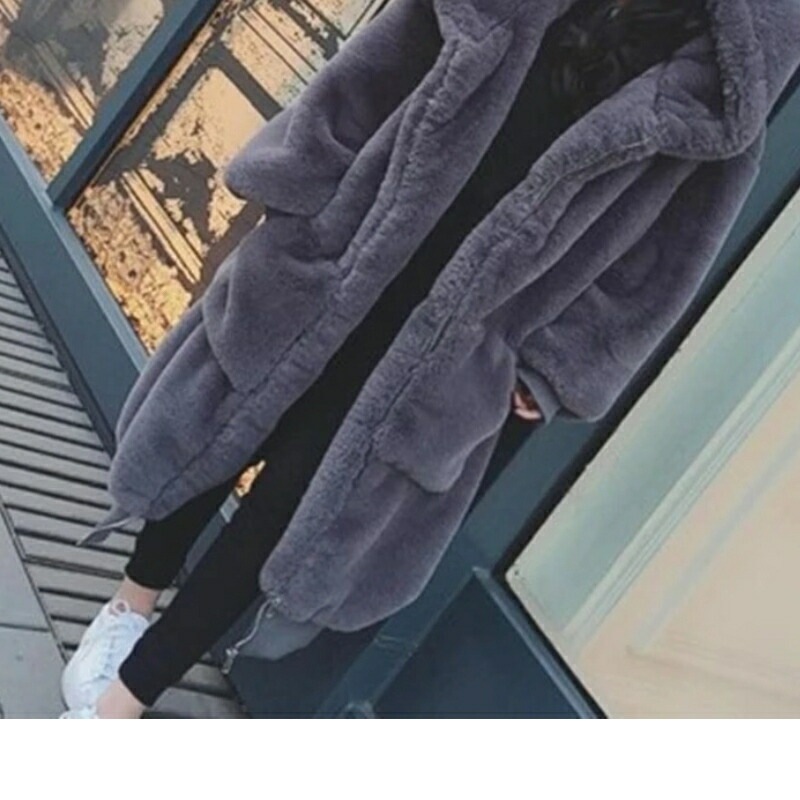 アウター冬新作毛皮 ダブルコート フード付き ロング丈 モコモコ ファーコート レディース 大人 カジュアル 膝下丈毛皮コート