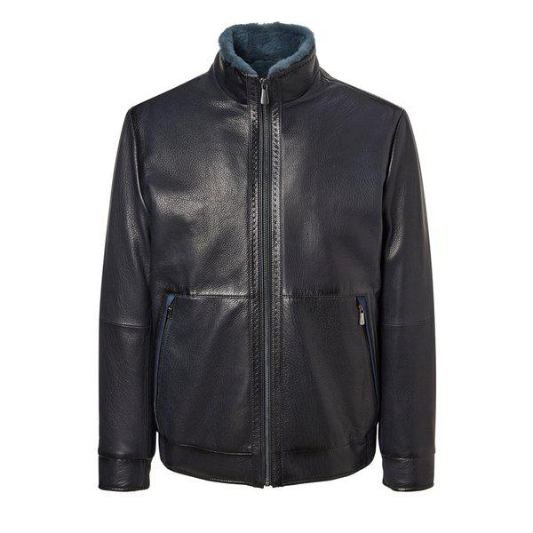 [24FW] [レザー] ラムフルファー レザー ジャケット DMJU4DL92N3