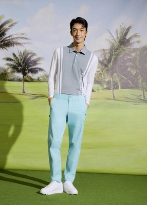 正規品 PEARLY GATES GOLF メンズ ツイルカラーストレートパンツ