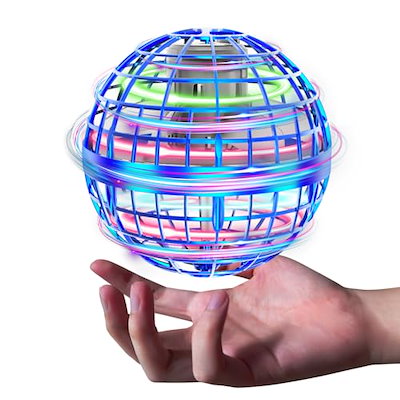 他サイト： Tikduckフライングボール ジャイロ飛行ライトボール おもちゃ ホバリング ブーメランスピナー RGBライト付き360回転USB充電式 屋外/屋内 子供 大人向けミニドローン 人気 誕生日・・・の商品画像