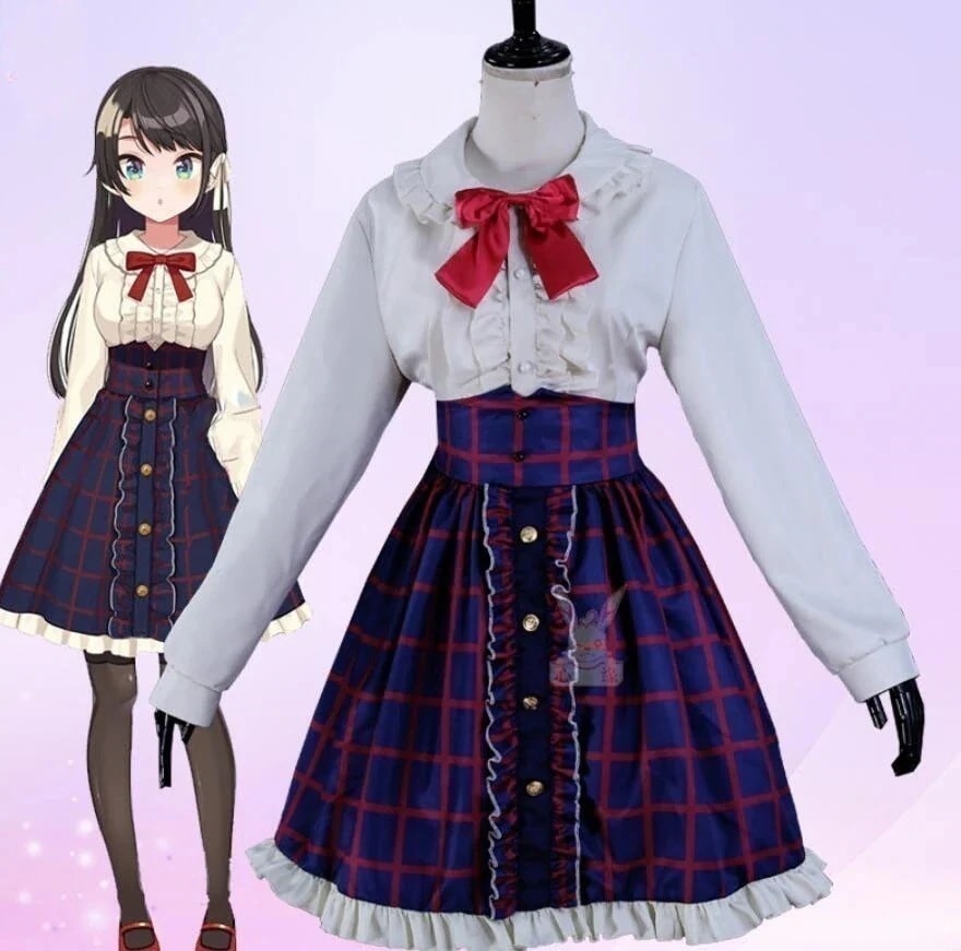 【短納期】超低価 格2025コスプレ ハロウィン バーチャルYouTuber Vtuber 大空スバルコスプレ衣装 コスチューム 変装 文化祭 学園祭