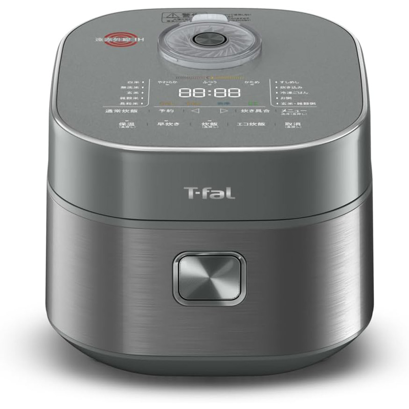 ティファール T-fal 炊飯器 ザ・ライス メタリック 遠赤外線IH炊飯器 5.5合 RK882CJ0