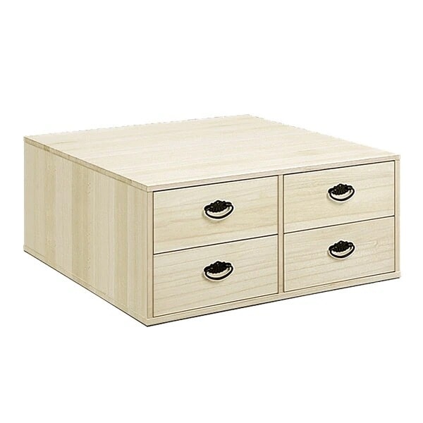 総桐 押入れ布団台 4杯 桐チェスト 深型 日本製 幅75cm 19,376円