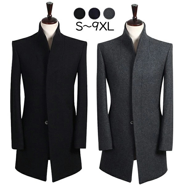 【期間特典】コート メンズ チェスターコート 混ウールコート ビジネス 暖かい 大きいサイズ ロングコート アウター メンズファッション 春 秋冬 ブラック 黒 紺色 グレー カッコイイ S M L