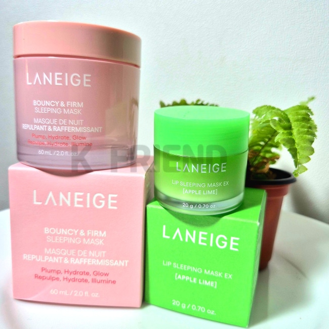 [企画2種構成]リップスリーピングマスクEX 20g +バウンシーアンドファームスリーピングマスク60ml 韓国コスメ スリーピングパック トレンドスキンケア 人気セット プレミアム保湿