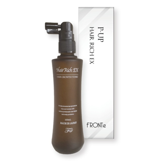 [国内正規品] P-UP 薬用育毛剤 ヘアーリッチEX 100ml ピーアップ P-UP波 天然ハーブ 根元 立ち上がる 健やかな 頭皮環境 超美振動 男女を問わず フケ かゆみ 薄毛 脱毛