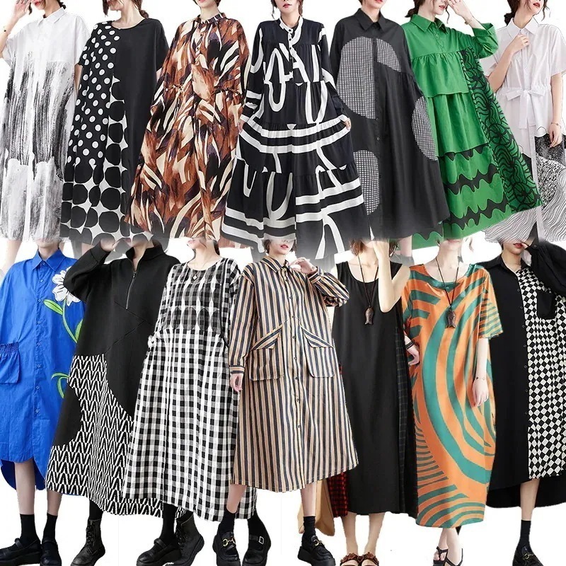 ドレス韓国ファッションワンピース シャツワンピース ワンピース 大きめ アシンメトリー 切り替え 日焼け防止薄手汗ジミ防止楽チンひんやり紫外線対策UVケアUVカット 冷感冷房対策接触冷感