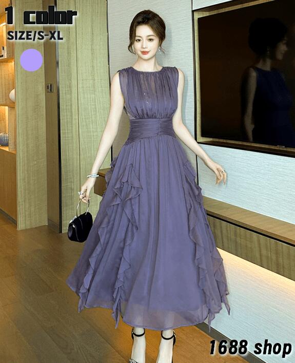 凄く人気がある 2025 タイトワンピース 姫系ワンピース　花柄　ワンピース インポート ひざ丈 ミドル丈 エレガント　韓国ファッション シンプル Vネック パーティドレス ノースリープ　お嬢様 セク