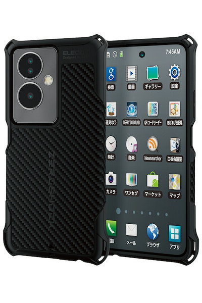 他サイト： エレコム OPPO A79 5G 用 ZEROSHOCK グリップ ソフトケース ゼロショック グリップ ブラック PMWO233ZEROGBKの商品画像