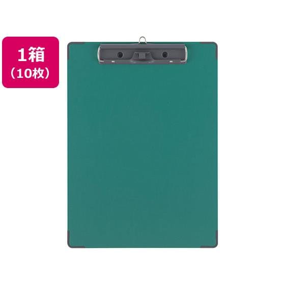 用箋挟B(クロス貼り・カラー)A4タテ 短辺とじ グリーン 10枚 コクヨ ﾖﾊ-C28G
