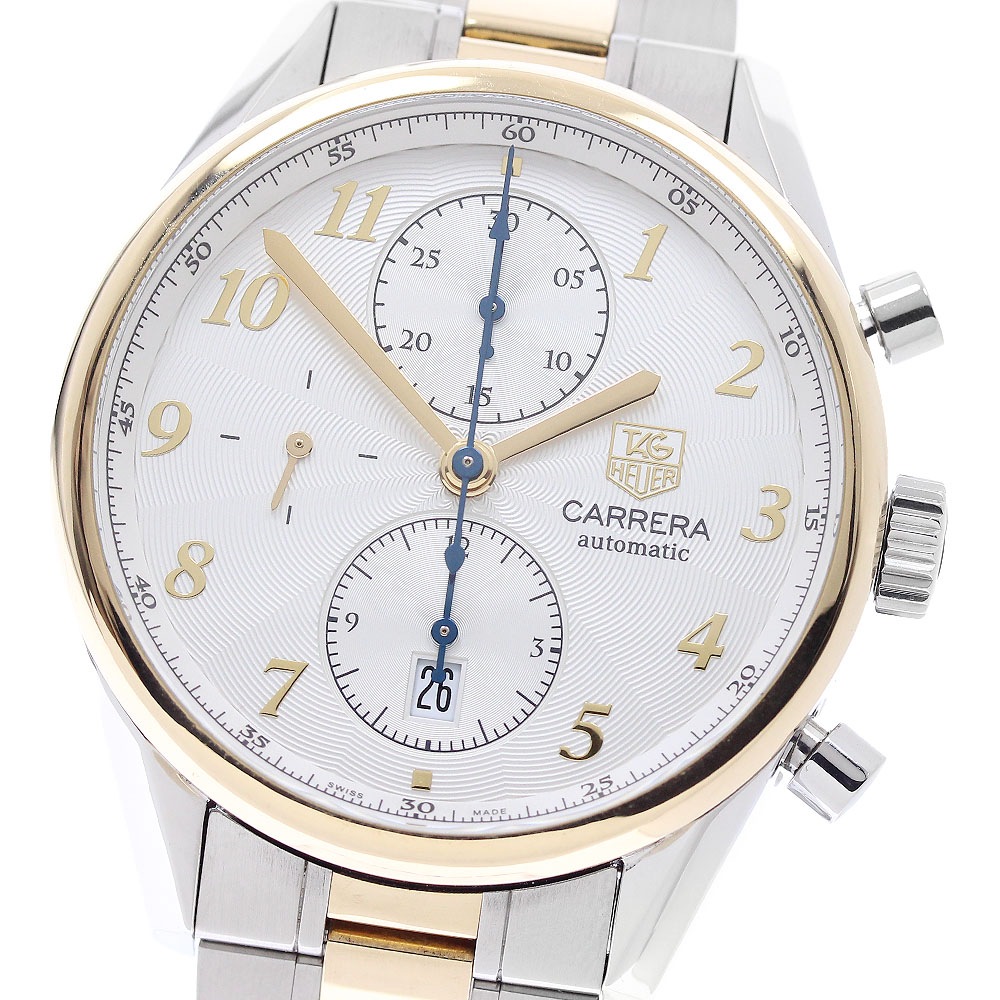 タグホイヤー TAG HEUER CAS2150 カレラ ヘリテージ キャリバー16 クロノグラフ 自動巻き メンズ 良品 _962038【中古】