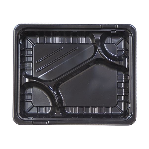 （まとめ） エフピコ MSD箱弁 24-20-1 本体 黒 1パック（50個） [x10セット]