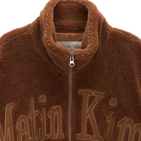 MUSINSA | MATIN KIM TEDDY FLEECE JUMPER IN IVORY