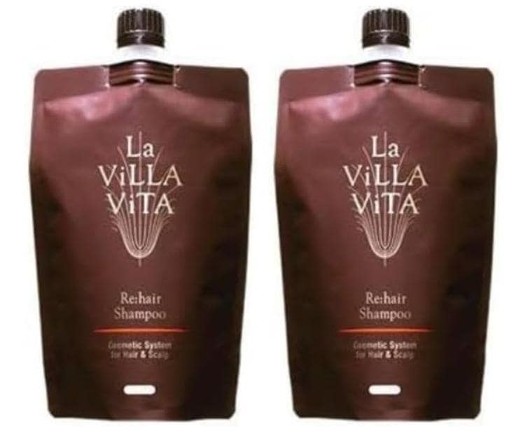 【2個セット】ラ・ヴィラ・ヴィータ リ・ヘア シャンプー S レフィル つめかえ用 (300mL)