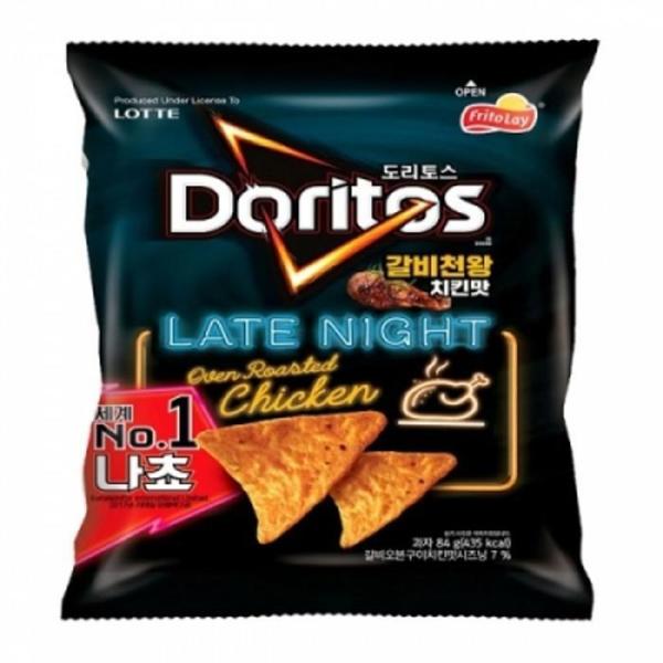 RGLM1Q60ロッテ ドリトス カルビ天王 チキン味 84gx8個 半箱