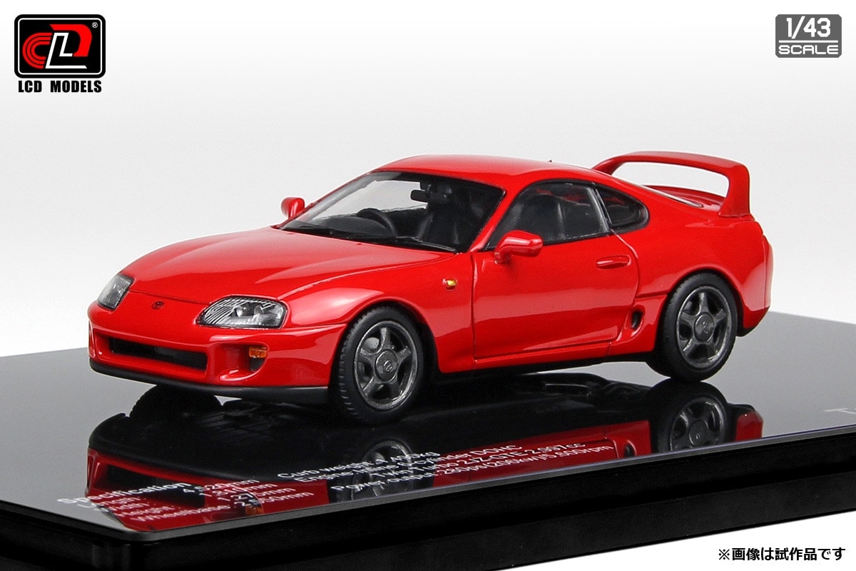 LCD MODELS 1/43 トヨタ スープラ A80 レッド【LCD43009RE】 ミニカー LCD43009RE トヨタ スープラ A80 RE