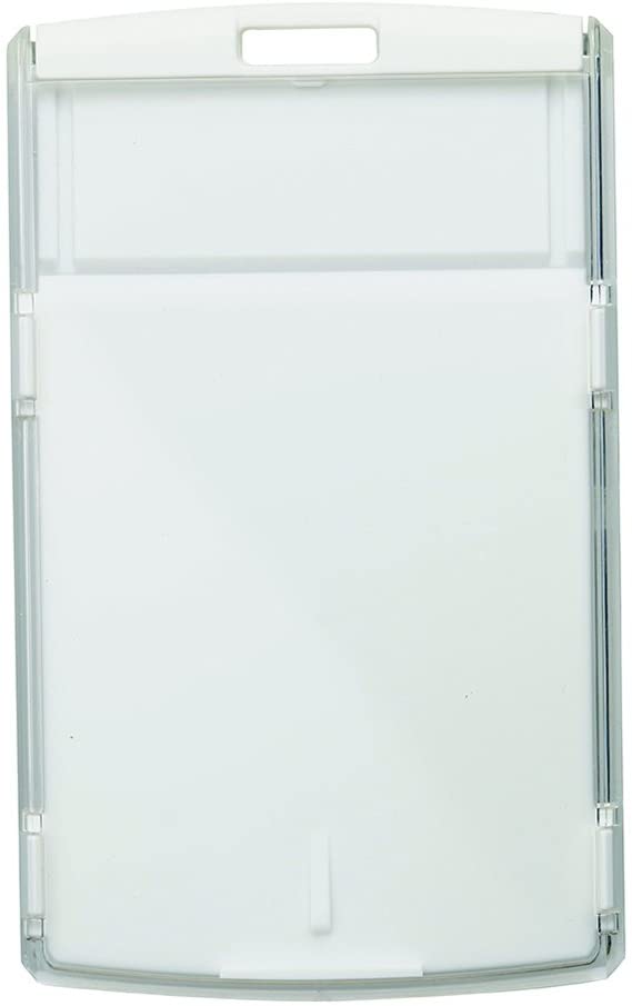 （まとめ買い）IDカードハードケース タテ型 5個入 ホワイト AL-9450-W [x5]