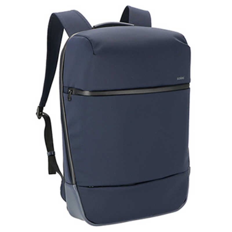 ゾンネ　SONNE NVY ［ 撥水加工 止水ファスナー 14インチノートPC 収納可 通勤 通学 ビジネスバッグ バックパック］ SONNE ネイビー　SO-SOSL002