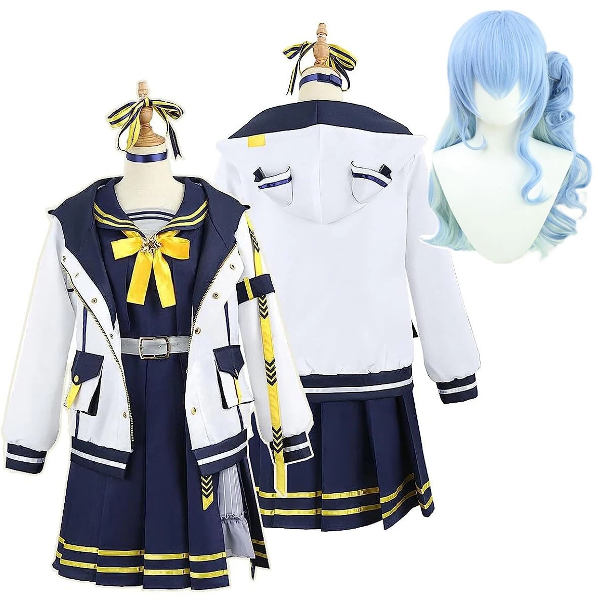 hololive 星街すいせい ウィッグ追加可 VTuber コスプレ ホロライブ コスプレ バーチャルYouTuber すいちゃん 星街すいせい衣装 コスプレ コスプレ衣装 コスプレ服 可愛い コス