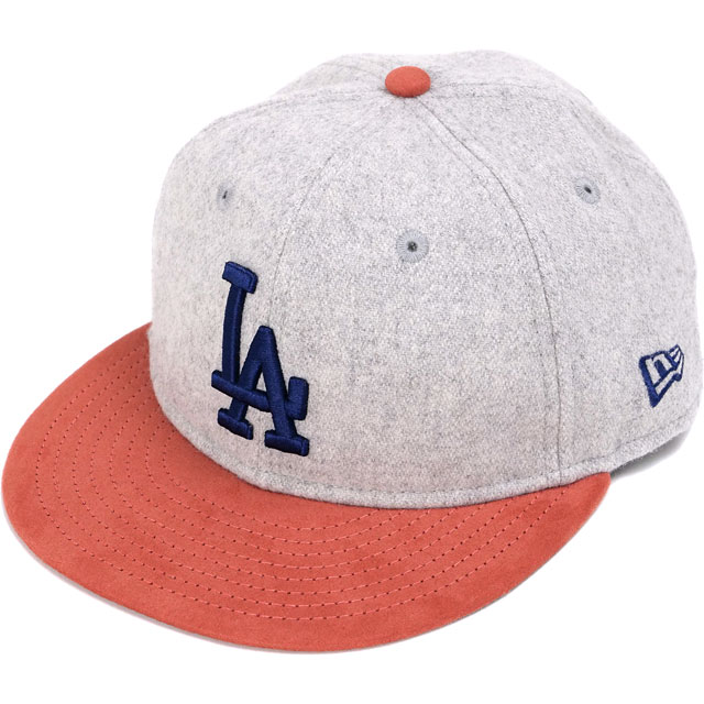 キャップ 9FIFTY レトロクラウン メルトンスエード ロサンゼルス・ドジャース [14667632] RC 950LS メンズ・レディース 帽子 ライトグレー/ピンク 正規取扱店