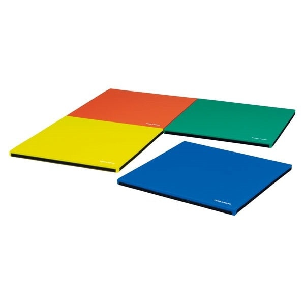 学校体育器具 プレイランドマット90×90 レッド T2799R メーカー直送