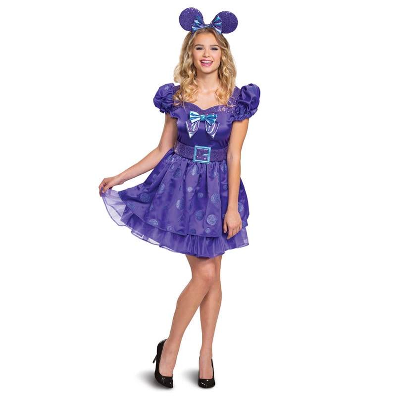 コスプレ 仮装 ミニー ポーションパープル デラックス 大人用 S 【 コスプレ 衣装 ハロウィン 仮装 コスチューム ディズニー グッズ 正規ライセンス品 レディース パーティーグッズ 余興 女性用