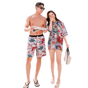 水着 スリーピース レディース水着 メンズパンツ カップルセット ペア水着 スイムウエア