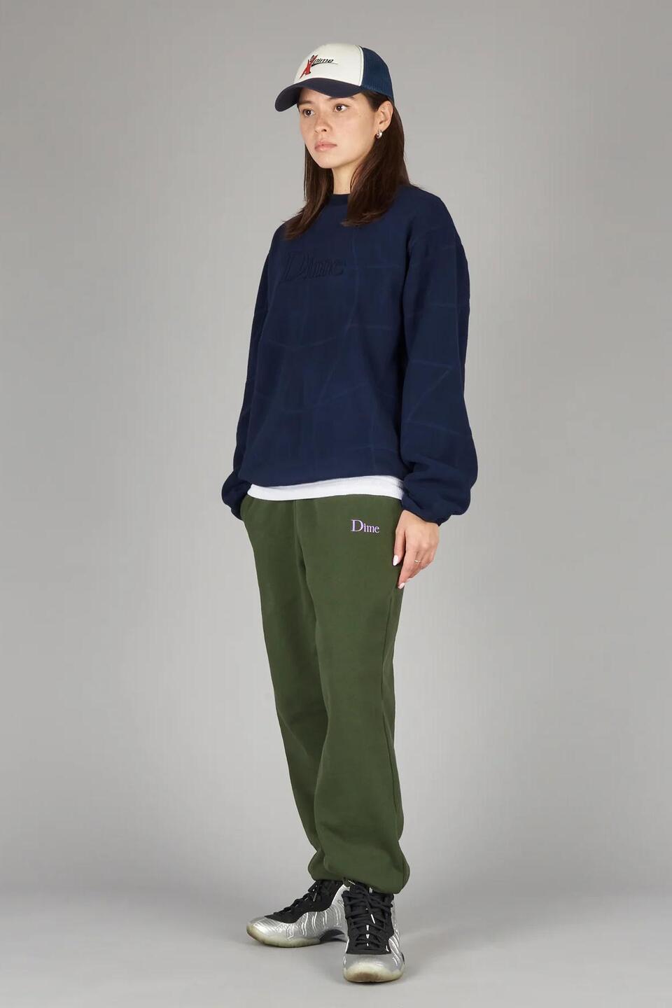 【DIME】 CLASSIC WAVE POLAR CREWNECK : NAVY 22,723円