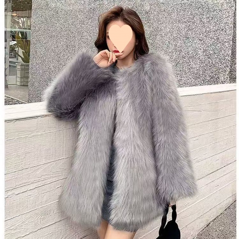 2025秋冬新作 暖かいファー おしゃれファージャケット ファーとかヤング厚手コート