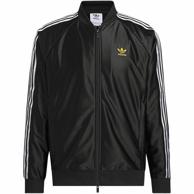 ジャージ スーパースター トラックトップ [JV9274] SST TT メンズ・レディース 日本別注カラー トップス トラックジャケット ブルゾン BLACK/WHITE 正規取扱店