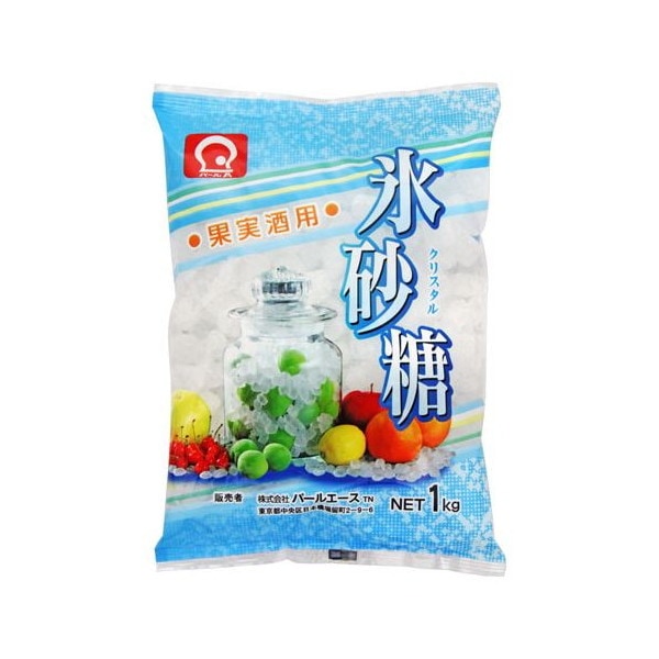 パールエース 氷砂糖 クリスタル 1Kg ×10 メーカー直送
