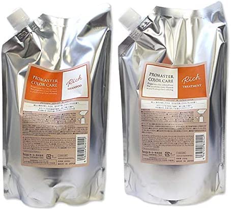 セット販売 hoyu ホーユー プロマスター カラーケア リッチ シャンプー 1000ml× トリートメント 1000g セット