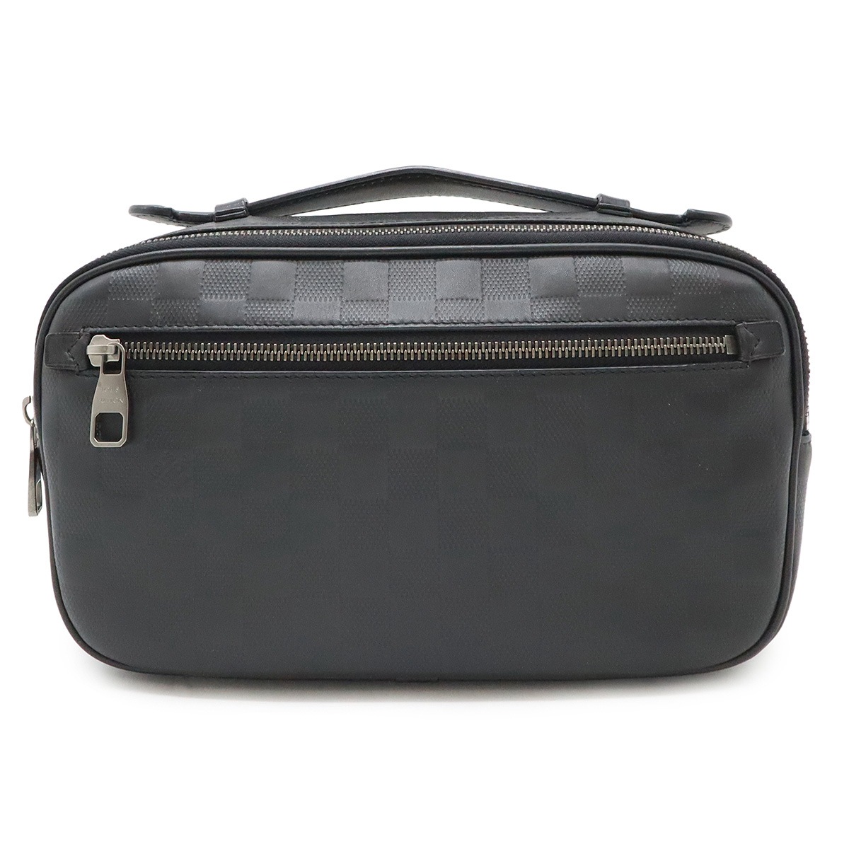 ダミエアンフィニ アンブレール ボディバッグ ウエストバッグ 2WAY レザー オニキス 黒 ブラック N4128 60,390円