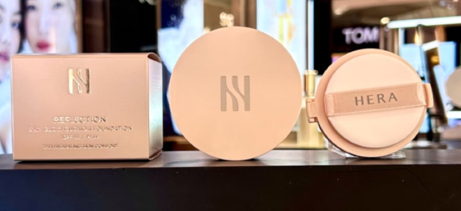 [NEW] リフレクション スキングロークッション ファンデーション SPF40 本品1個+ 詰め替え1個追加/ PA++ 15g/ 透明色グロー/ ハイブリッドメッシュ/ 24# 速光ケアリング/