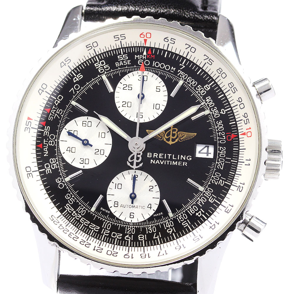 ブライトリング BREITLING A13322 ナビタイマー クロノグラフ デイト 自動巻き メンズ _841422【中古】