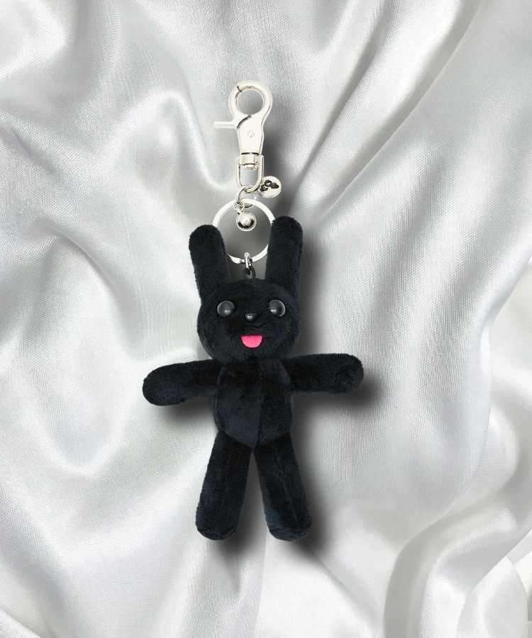 COMFORT ぬいぐるみ型キーホルダー 黒とブルーセット COMFORT ぬいぐるみ型キーホルダー 黒とブルーセット COMFORT