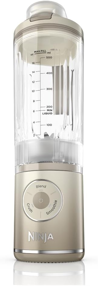 Ninja ニンジャ ミキサー コードレスミキサー Blast Max スムージー ジューサー ブレンダー 氷も砕ける 電動 充電式 BC251JIV アイボリークリーム